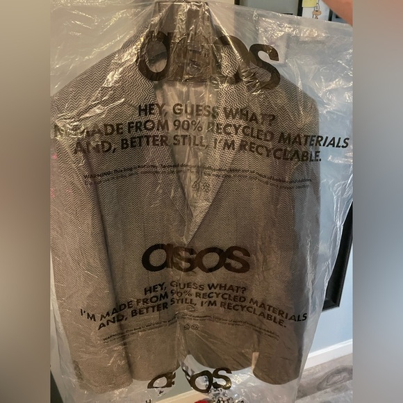 ASOS Super Skinny Wool Mix Suit Pants (28W/30L) with matching Jacket (36R) Grey - Picture 5 of 8